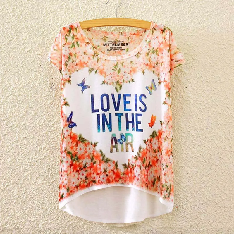 2016 Brand New Cotton t Shirt Women Short Sleeve t-shirts o-neck Causal loose Magic Unicorn T Shirt Summer tops for women