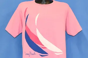 90s Long Beach California Crazy Shirts Pink t-shirt Medium
