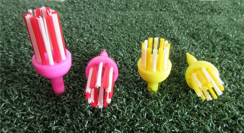 A99 Golf Brush Tees II Extreme Tee Brush Driver Training Golfer Accessory Bristles 4pcs/pack