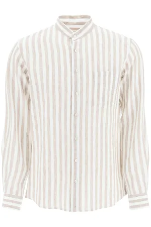 Agnona striped linen shirt