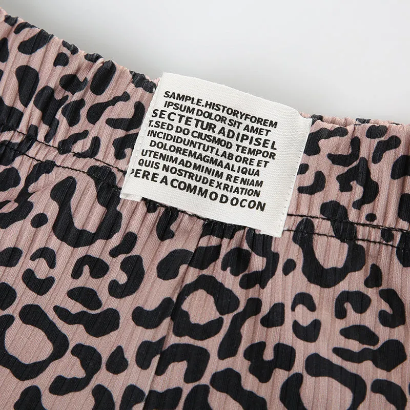 Albany Leopard Short Set