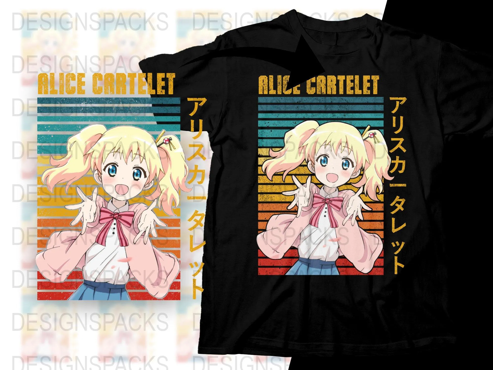 Alice Cartelet Graphic Anime Png Digital Download