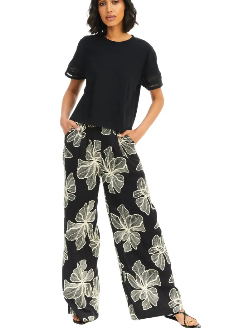 Allison Hutton Pants- Black