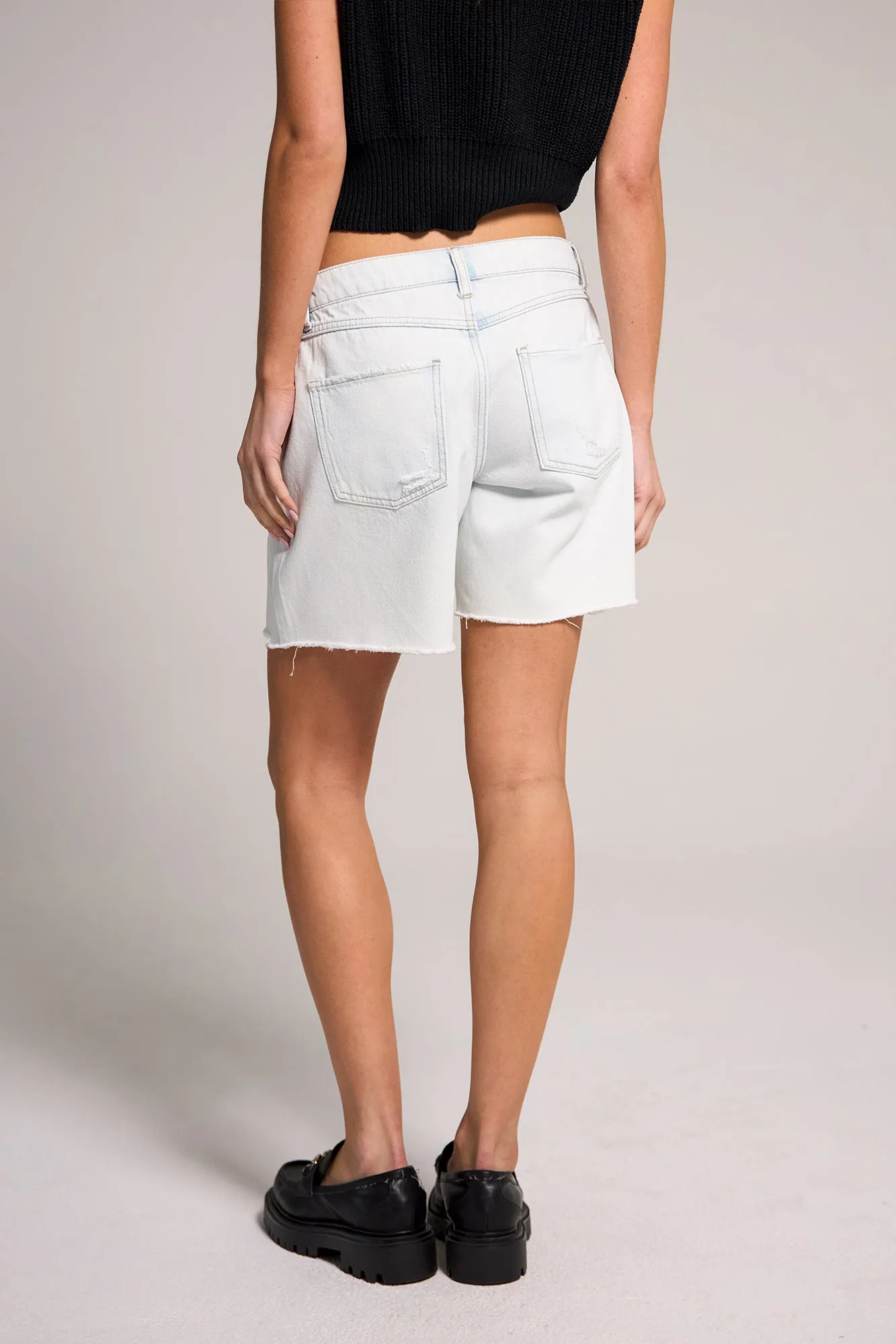 Baggy Bermuda Short - Blue Black