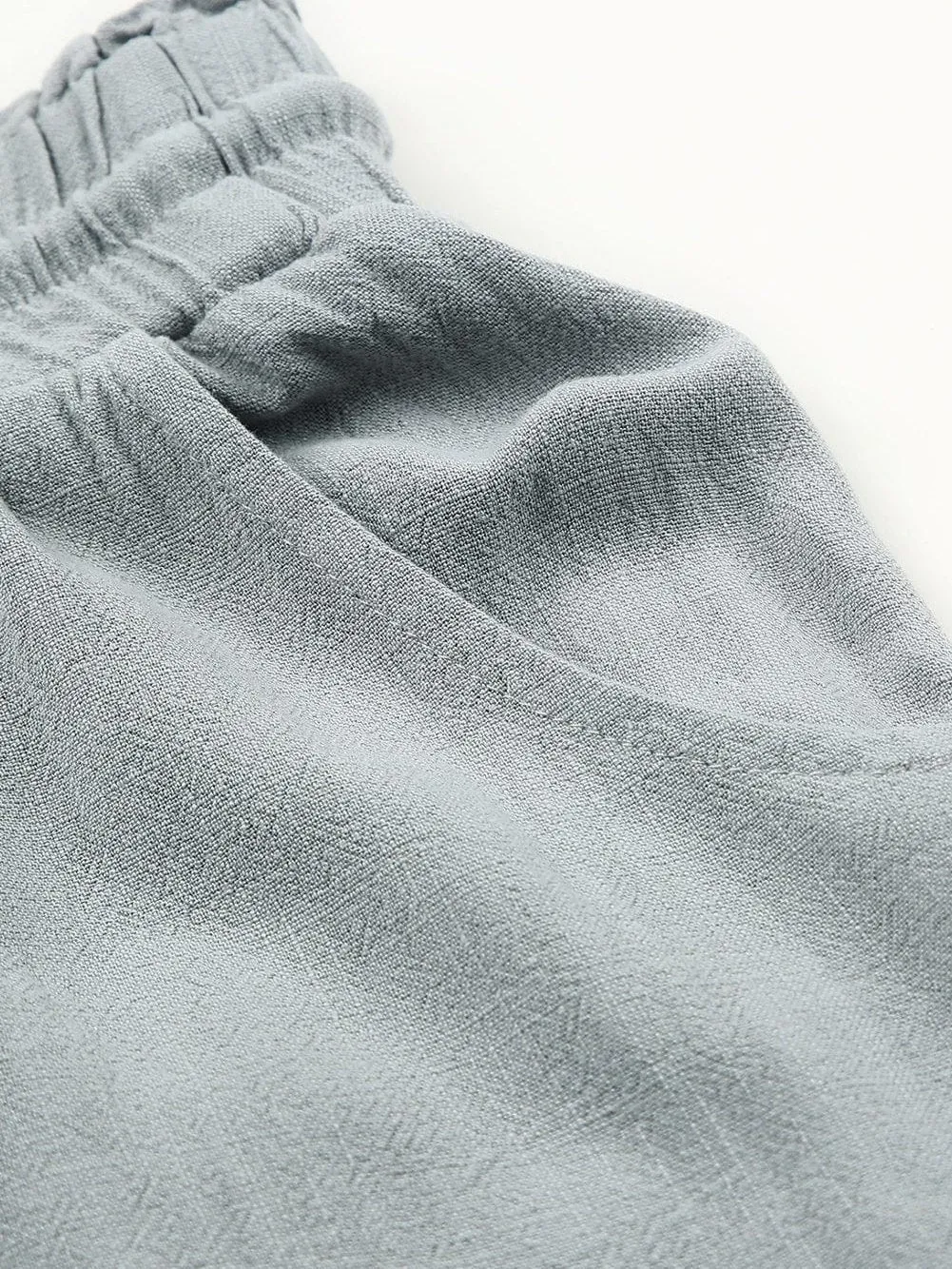 Beachy Gray Frayed Hem Pocketed Shorts