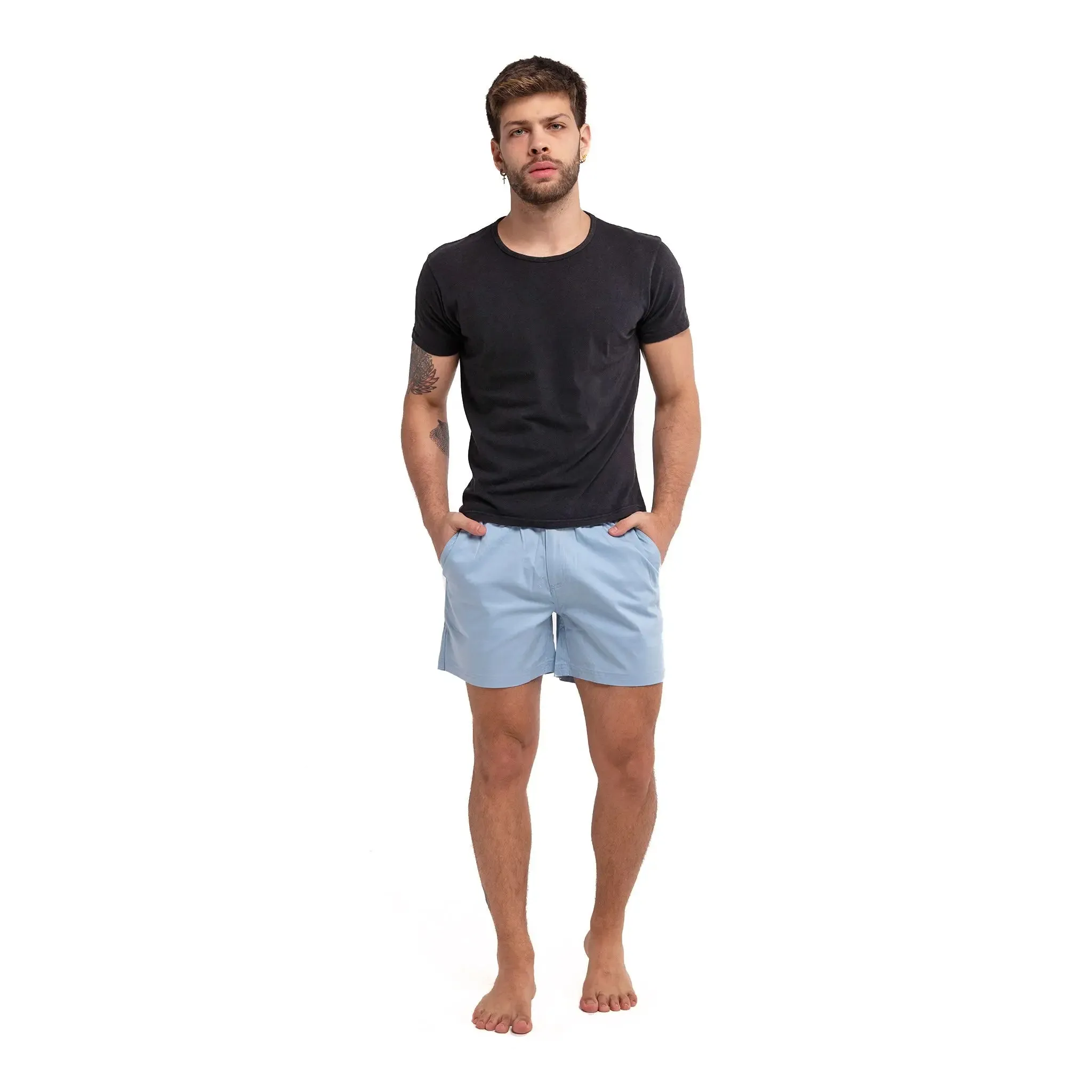 Blue Casual Shorts by Bermies