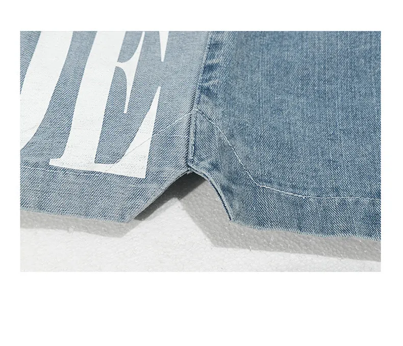 bold denim shorts stylish design