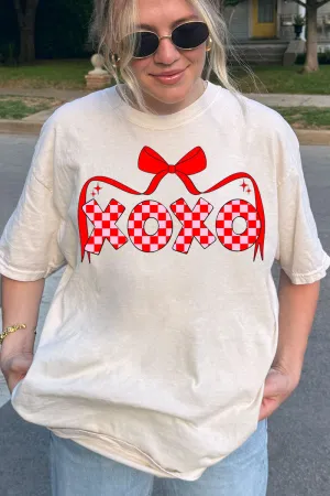 Bow And Kisses Comfort Colors Adult Ring-Spun Cotton Tee