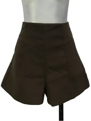 Brown Casual Shorts