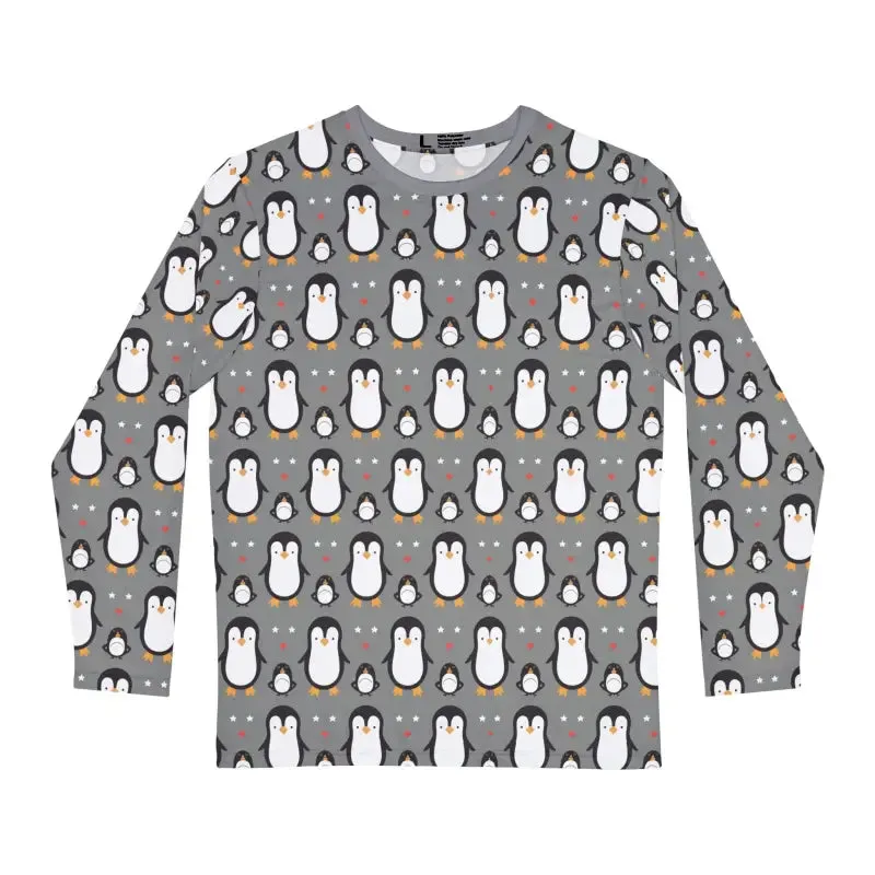 Brushed Polyester Luxe Long Sleeve Tees Unique Designs