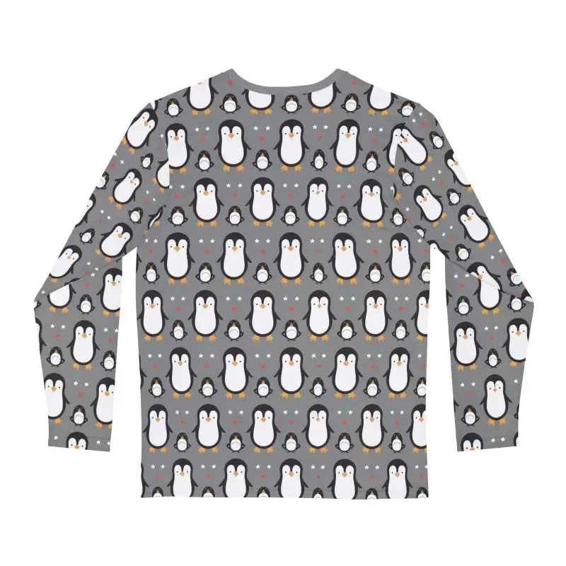 Brushed Polyester Luxe Long Sleeve Tees Unique Designs