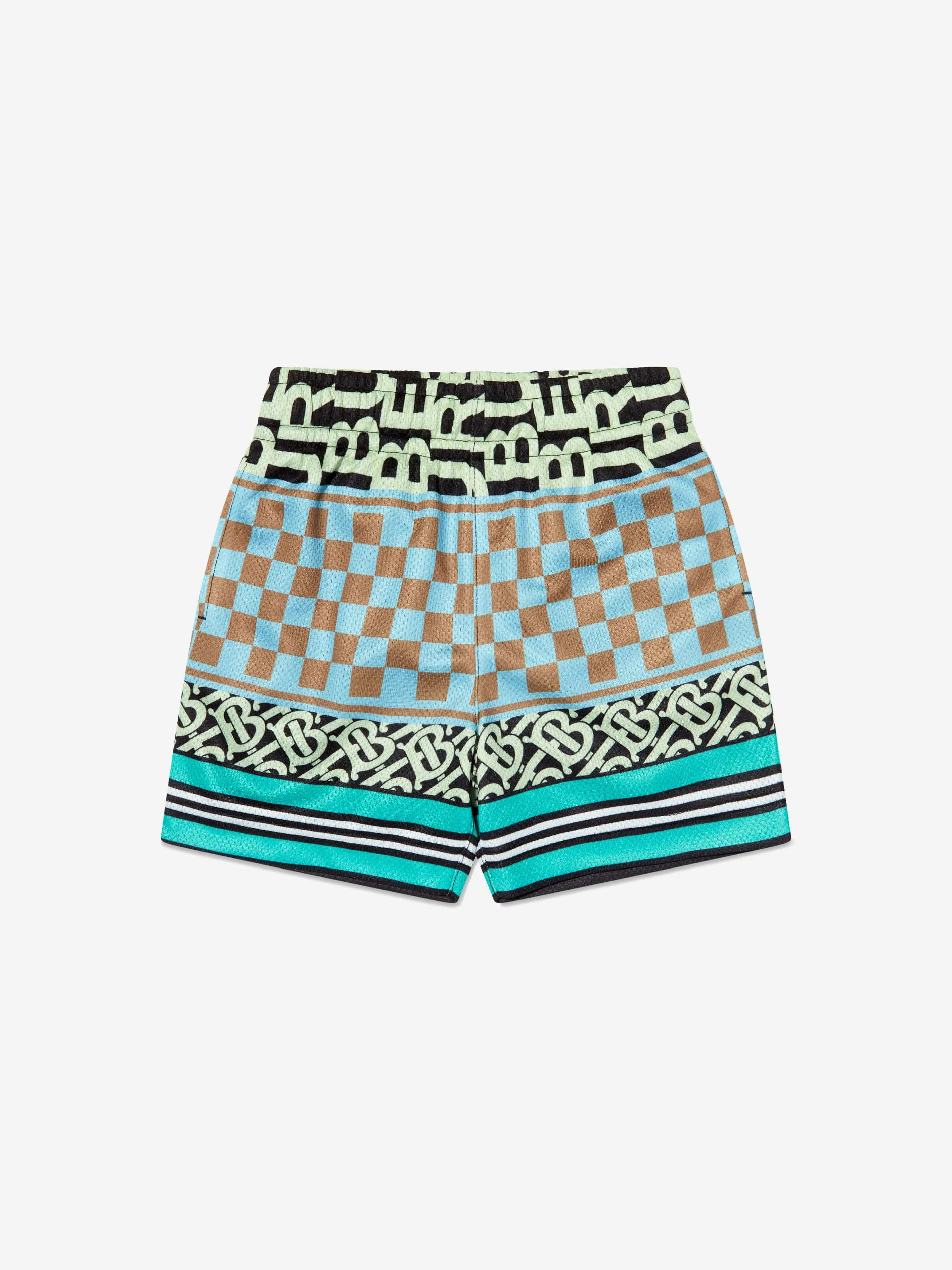 Burberry Boys Monogram Patterned Shorts