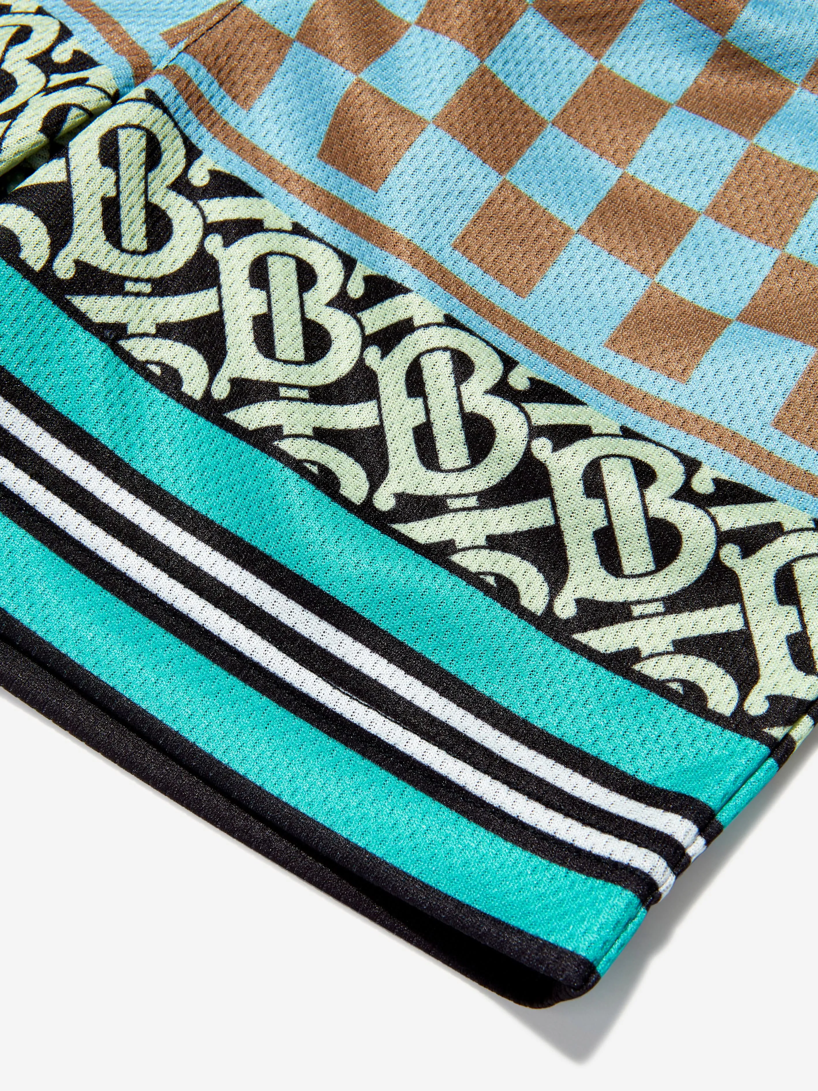 Burberry Boys Monogram Patterned Shorts