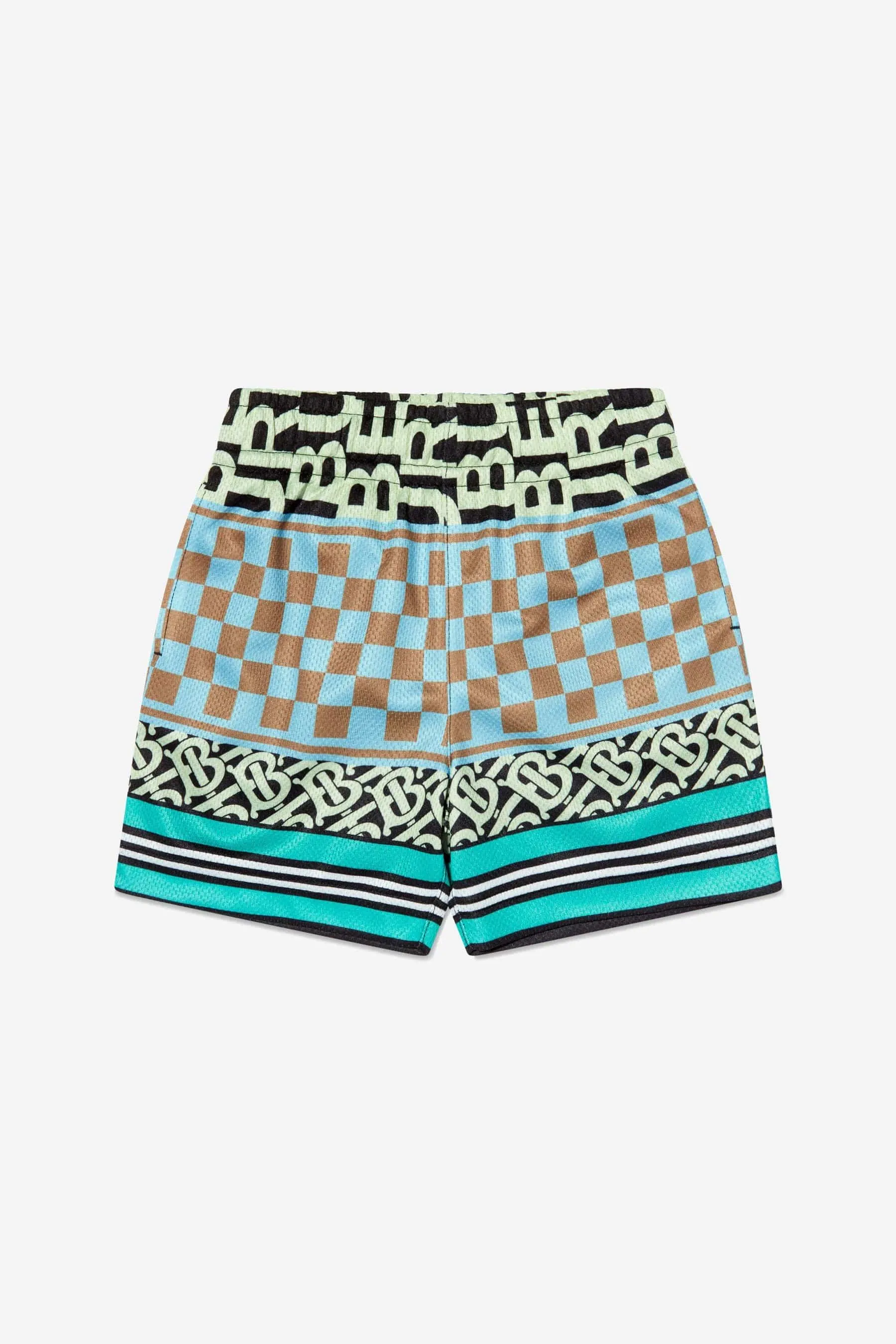 Burberry Boys Monogram Patterned Shorts