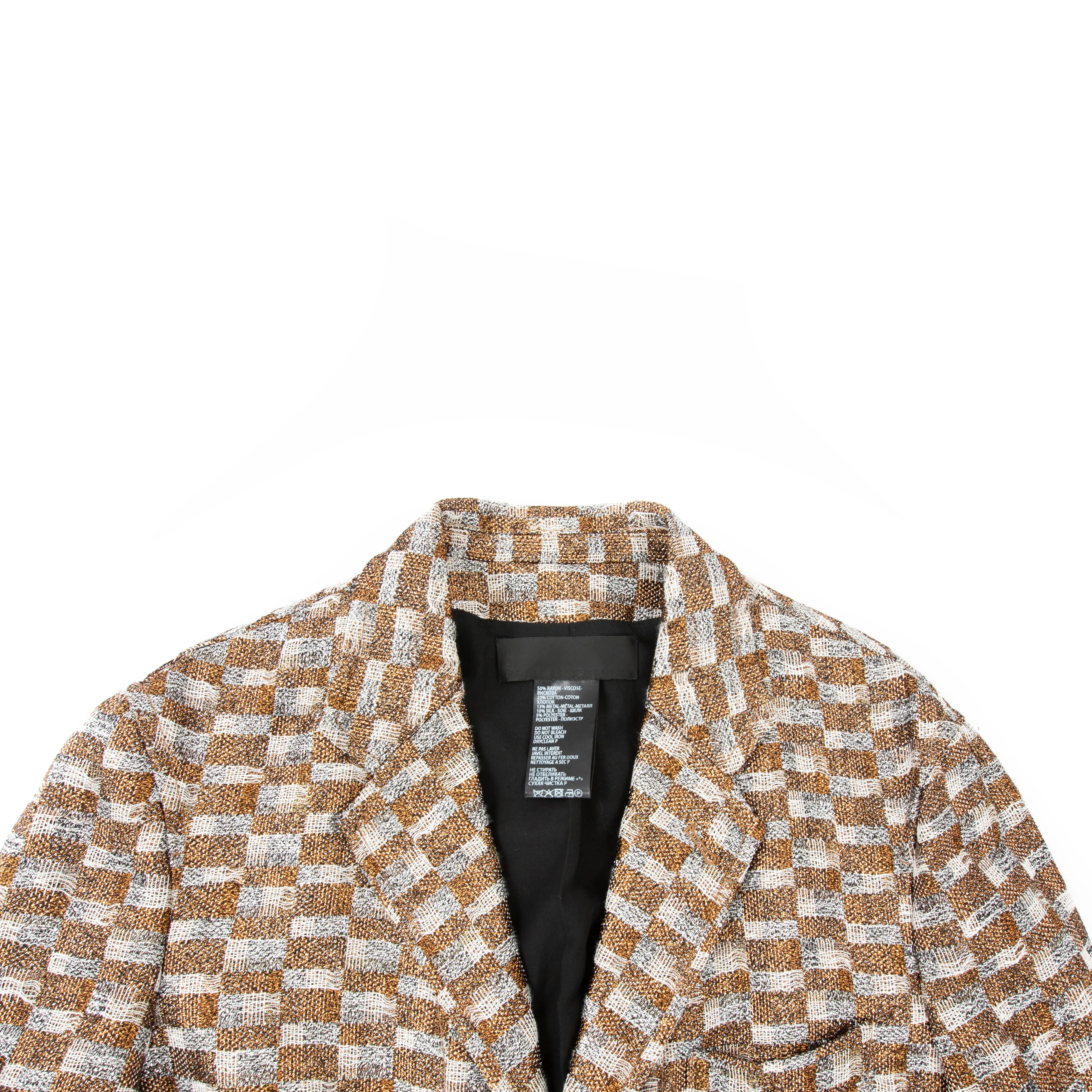 Calla Gold Geometric Blazer
