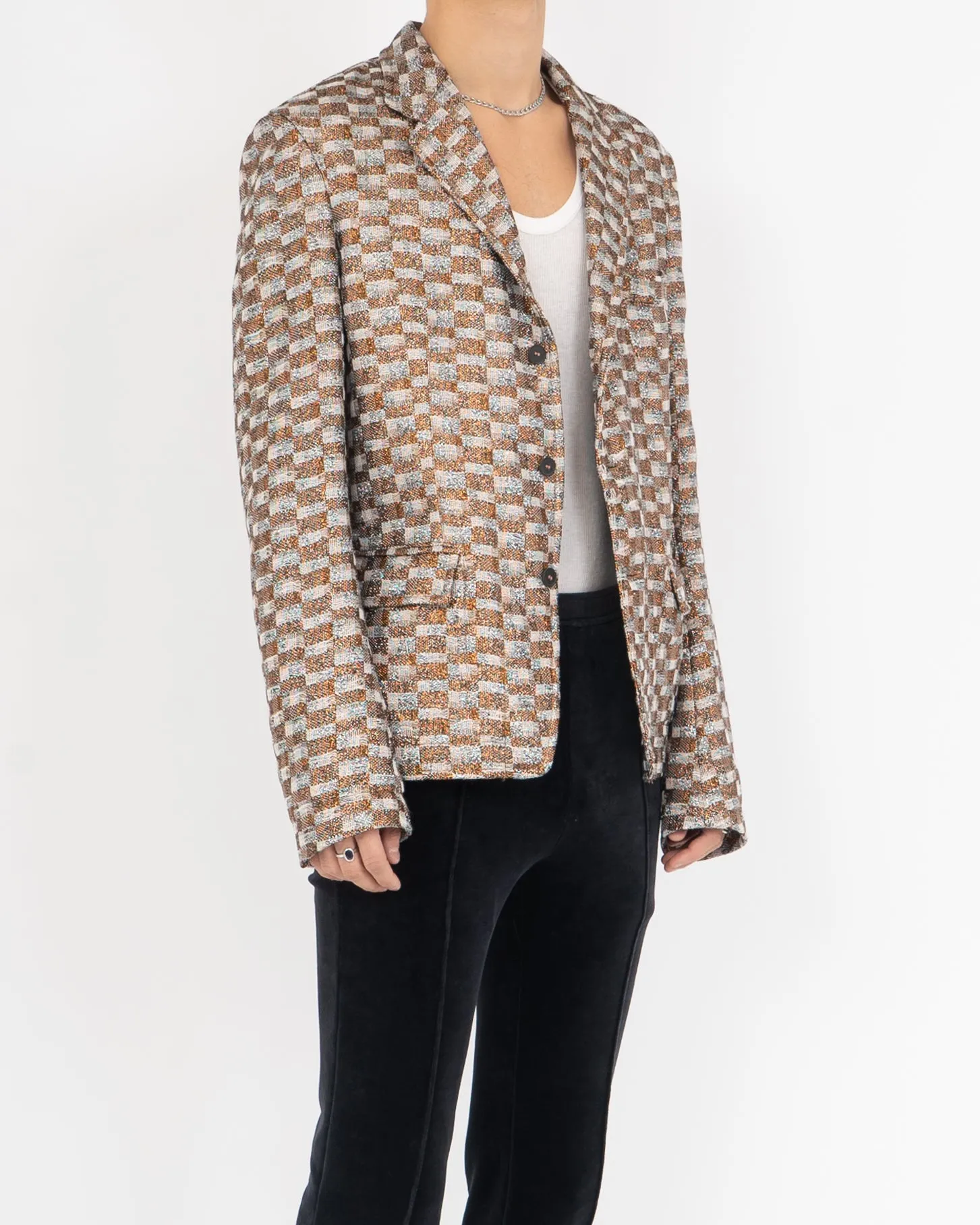 Calla Gold Geometric Blazer