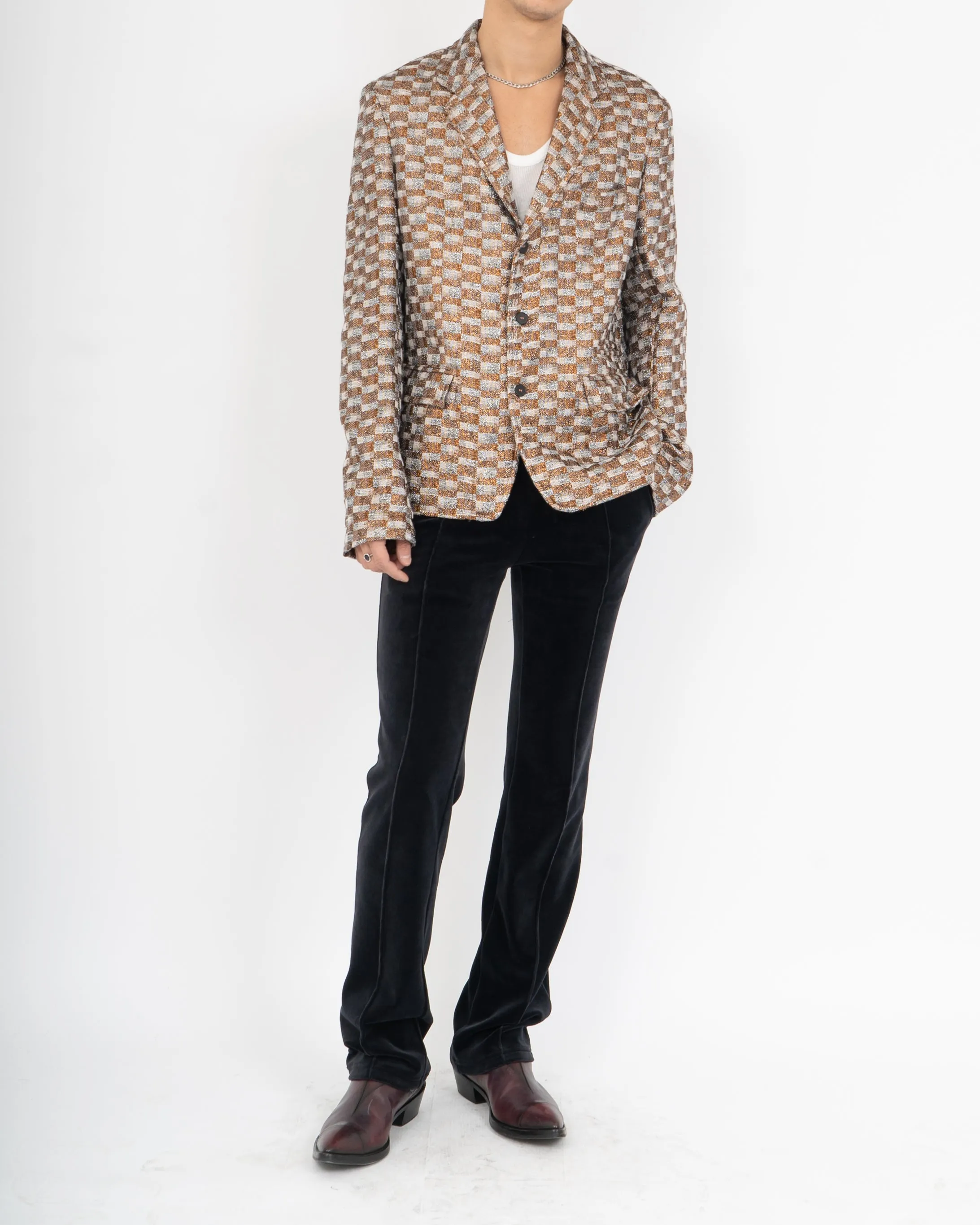 Calla Gold Geometric Blazer