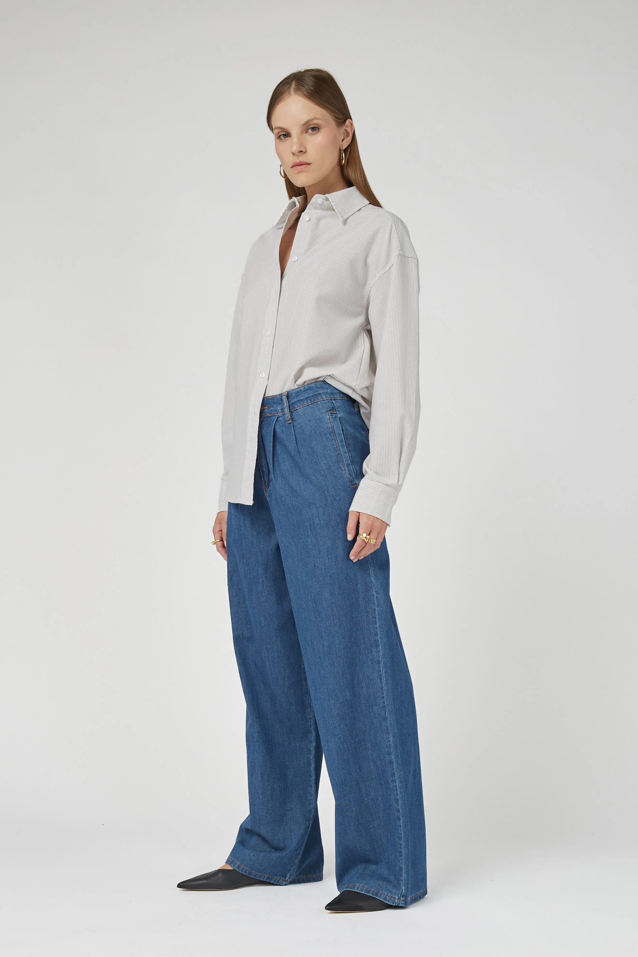 Camila Paris Blue Wide Leg Pants