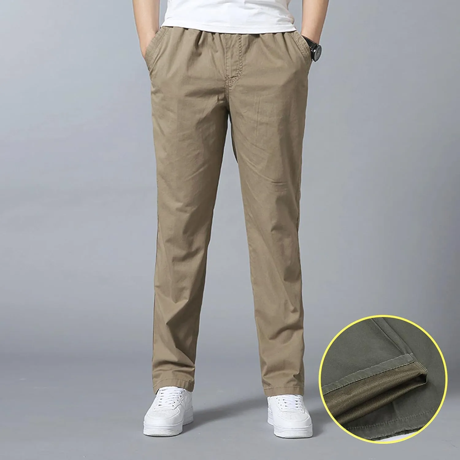 Cargo Pants for Men Relaxed Fit Tapered Sweatpant Breathable Sweatpants Men's Mesh Jogger Zipper Running Pants Pocket