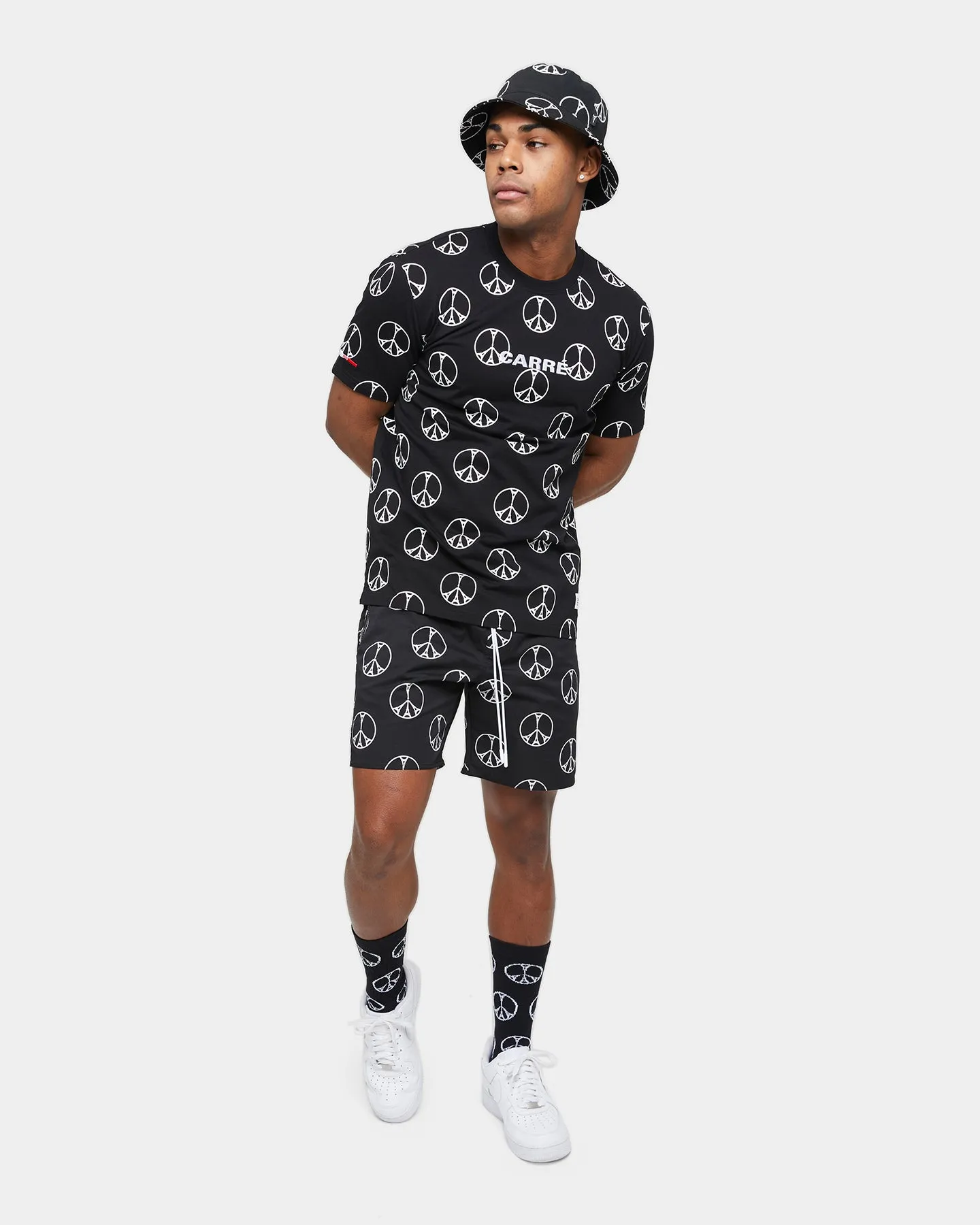 Carre Peace All Over CLS T-Shirt Black