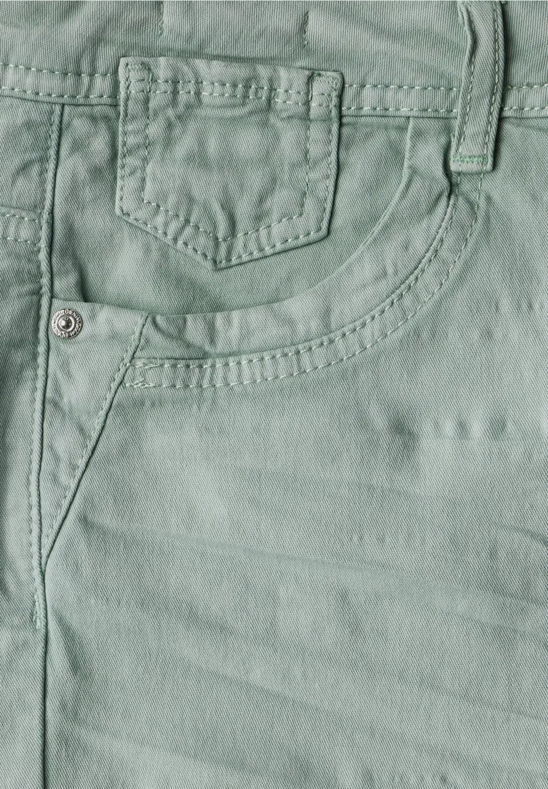 Cecil Denim Shorts - Matcha Green