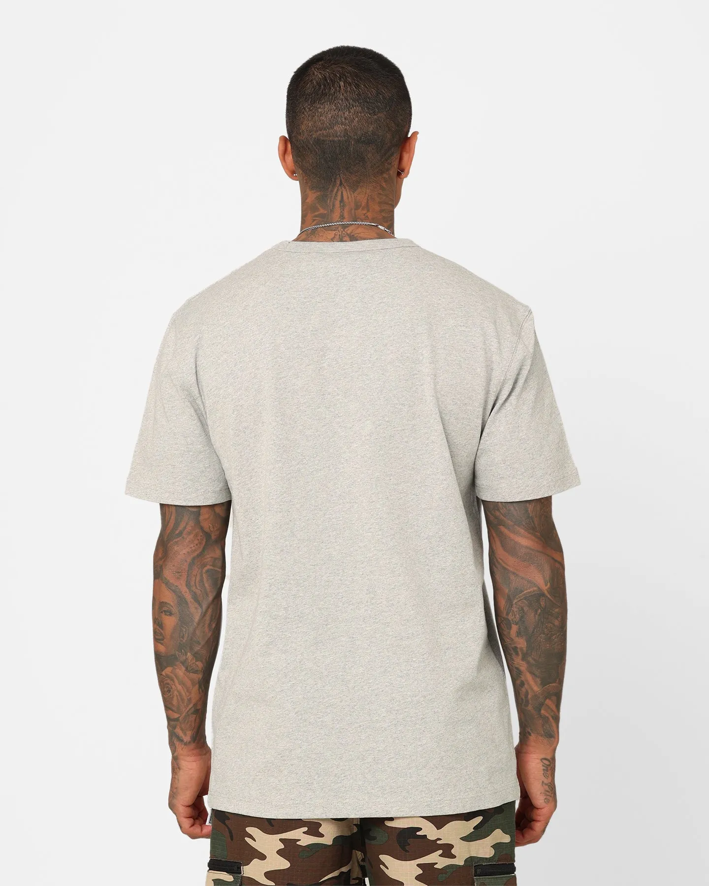 Champion Heritage Small C T-Shirt Oxford Heather