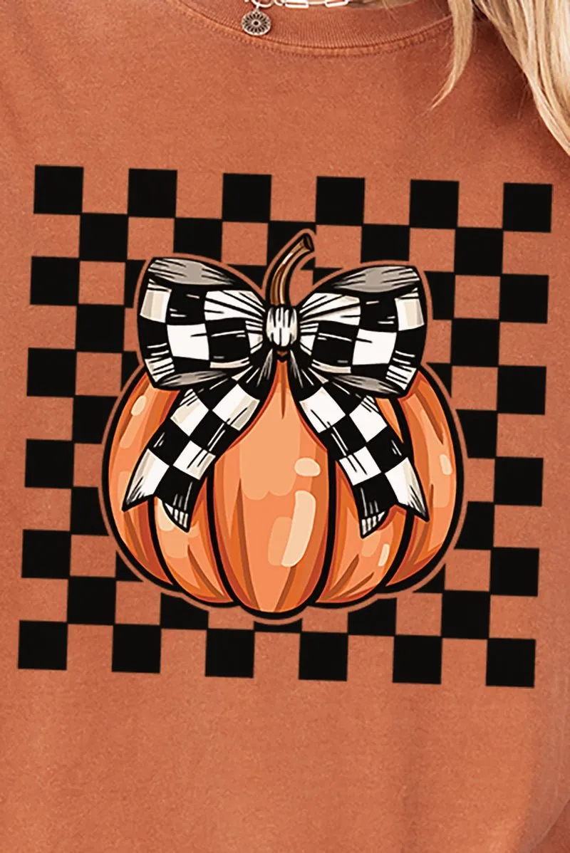 Check It Out Coquette Pumpkin Comfort Colors Adult Ring-Spun Cotton Tee