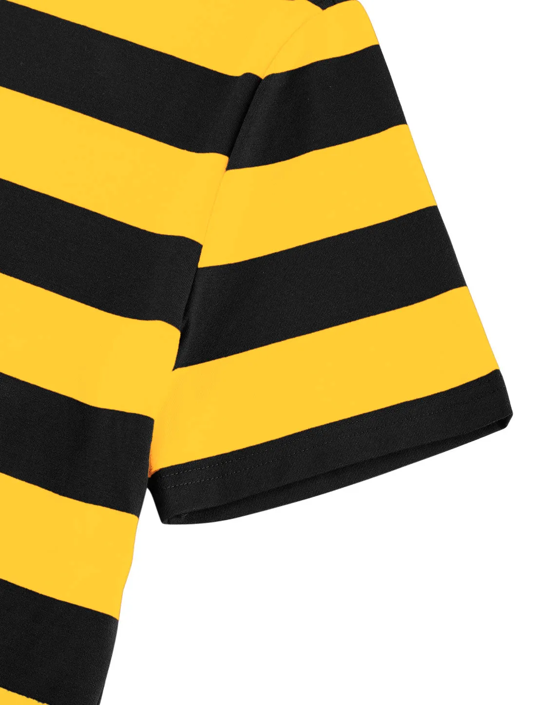 Chic Striped Crewneck Short Sleeve Summer T-Shirts