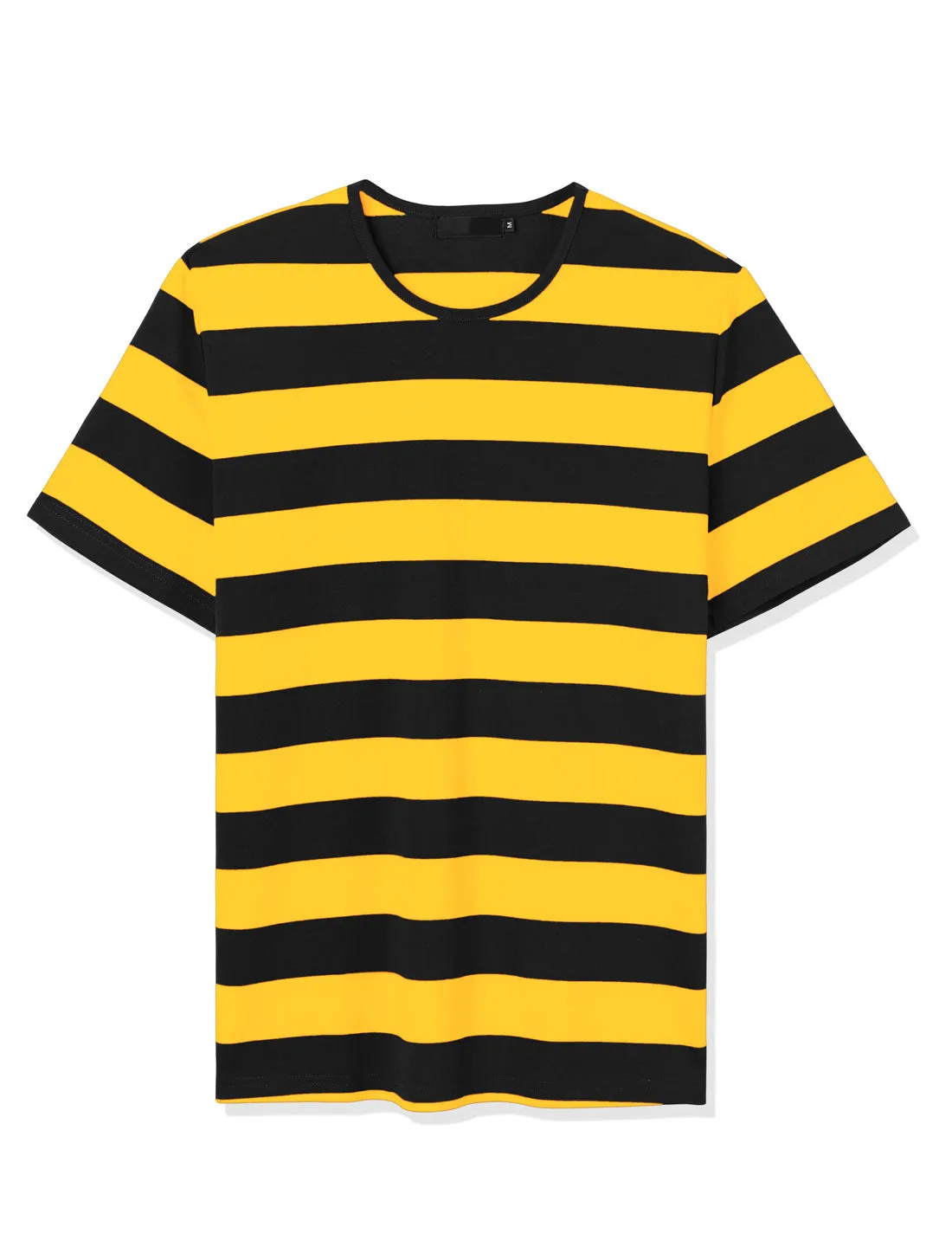 Chic Striped Crewneck Short Sleeve Summer T-Shirts