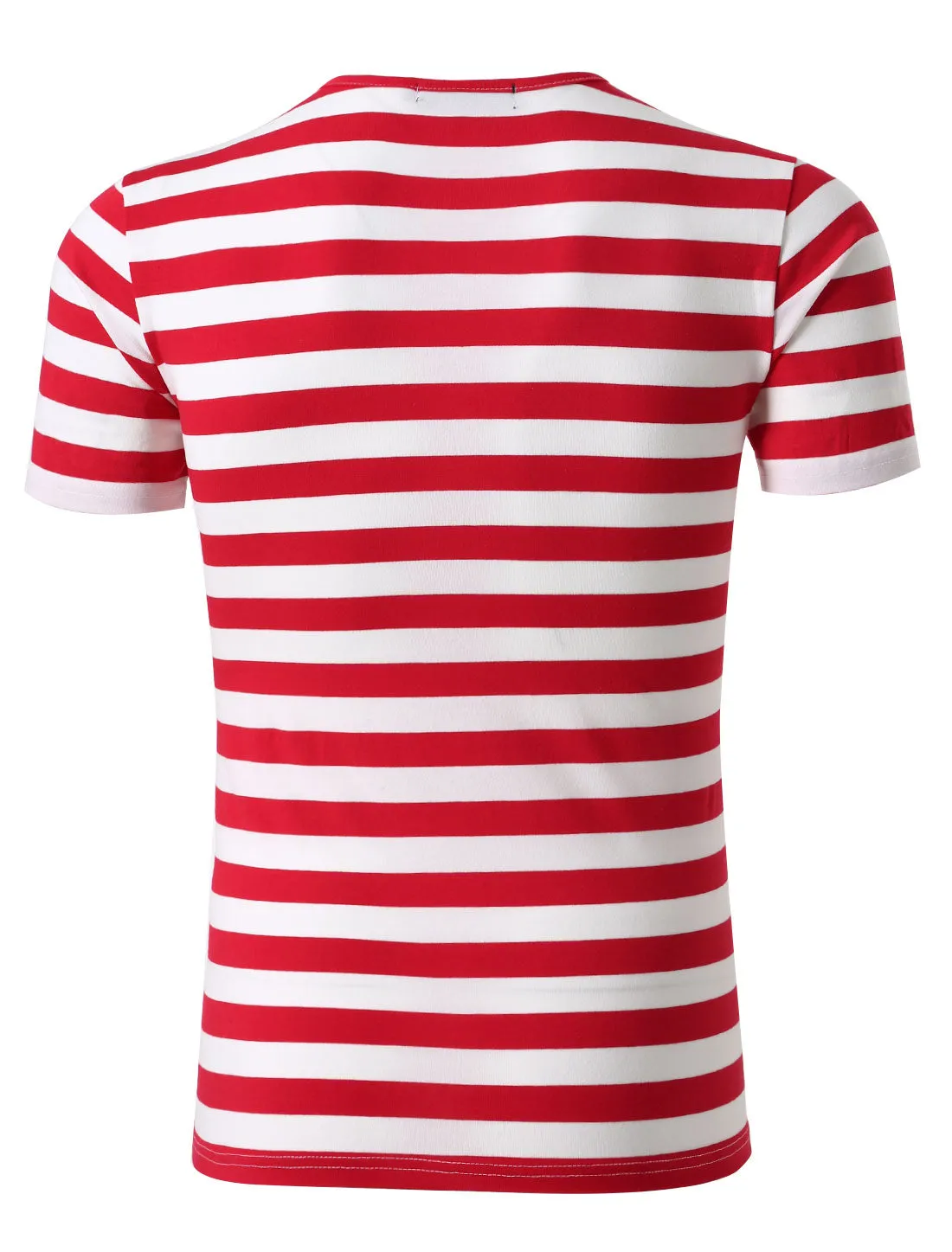 Chic Striped Crewneck Short Sleeve Summer T-Shirts