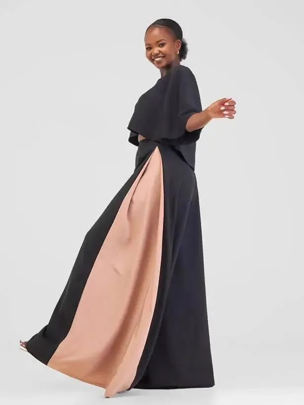 Cinta Palazzo Pant - Black