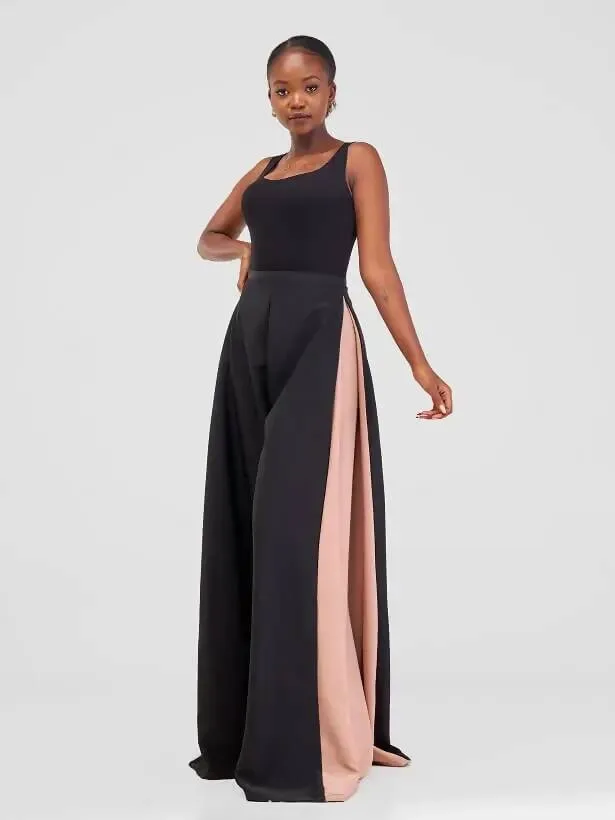 Cinta Palazzo Pant - Black