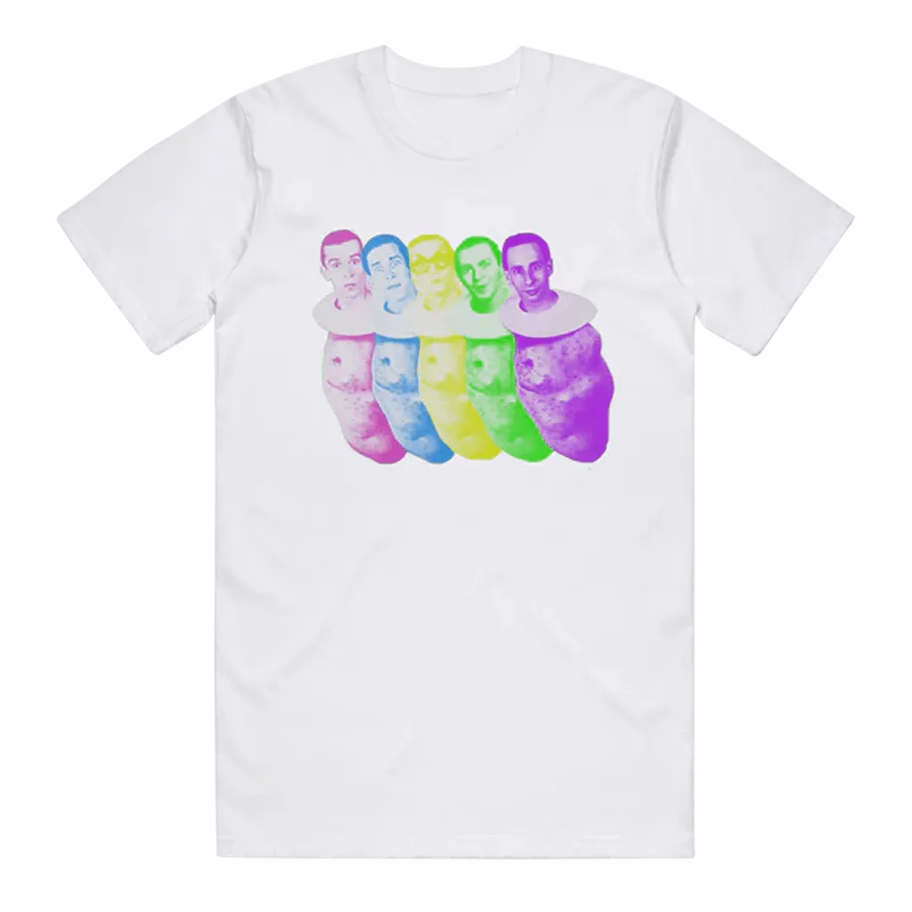 Colorful Spuds White Tee