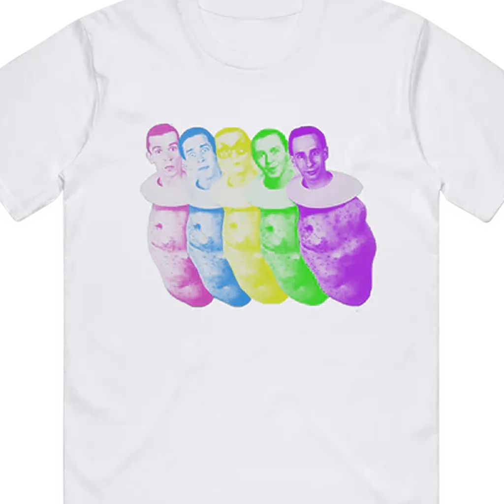 Colorful Spuds White Tee