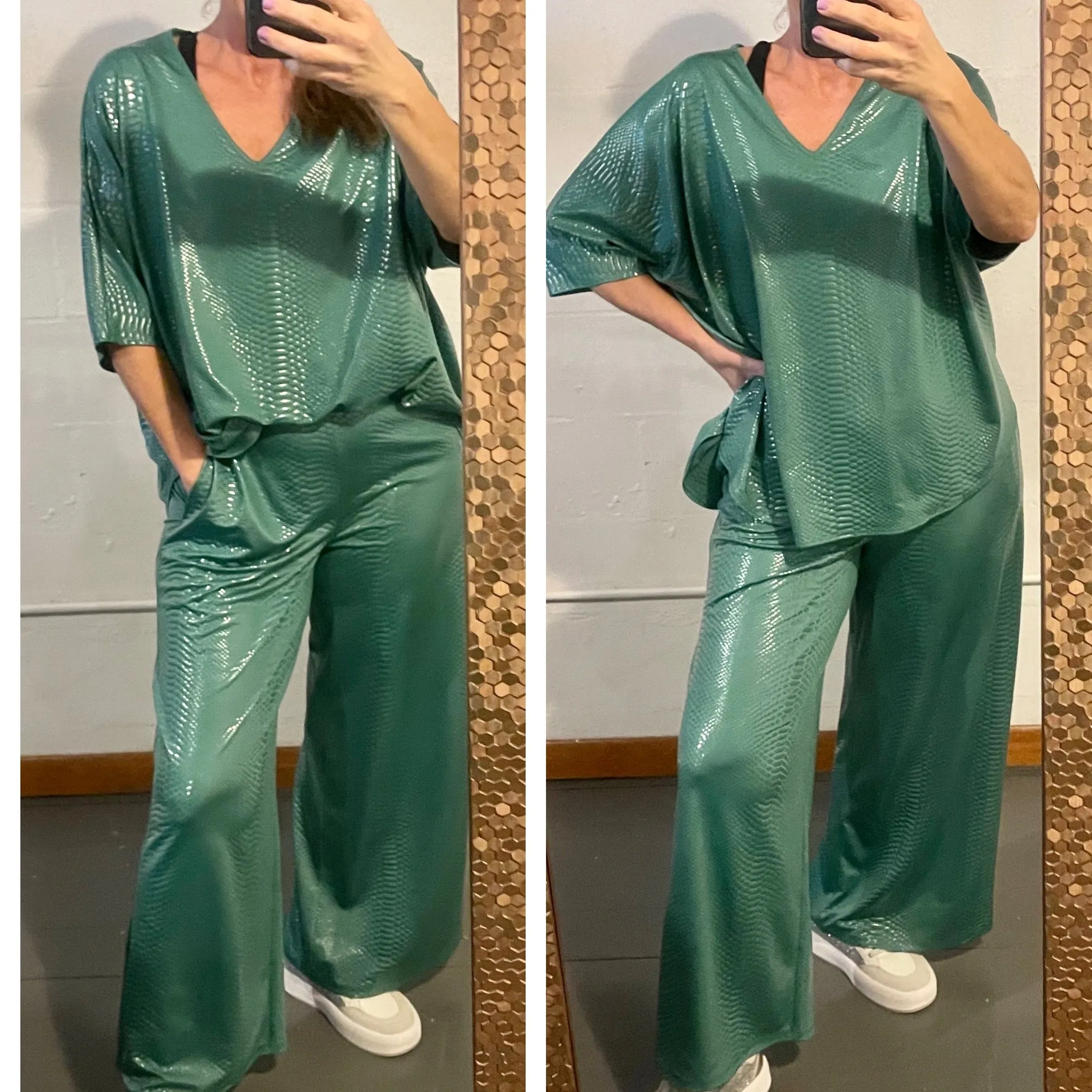 Cora Green Mamba Flowy Pant Sizes (S-3XL)
