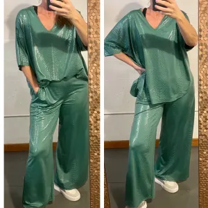 Cora Green Mamba Flowy Pant Sizes (S-3XL)