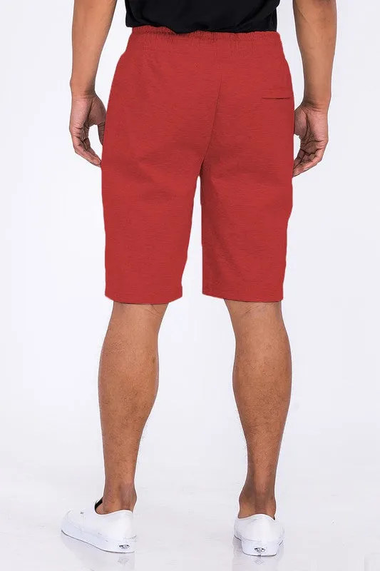 COTTON BLEND LOUNGE SWEAT SHORTS