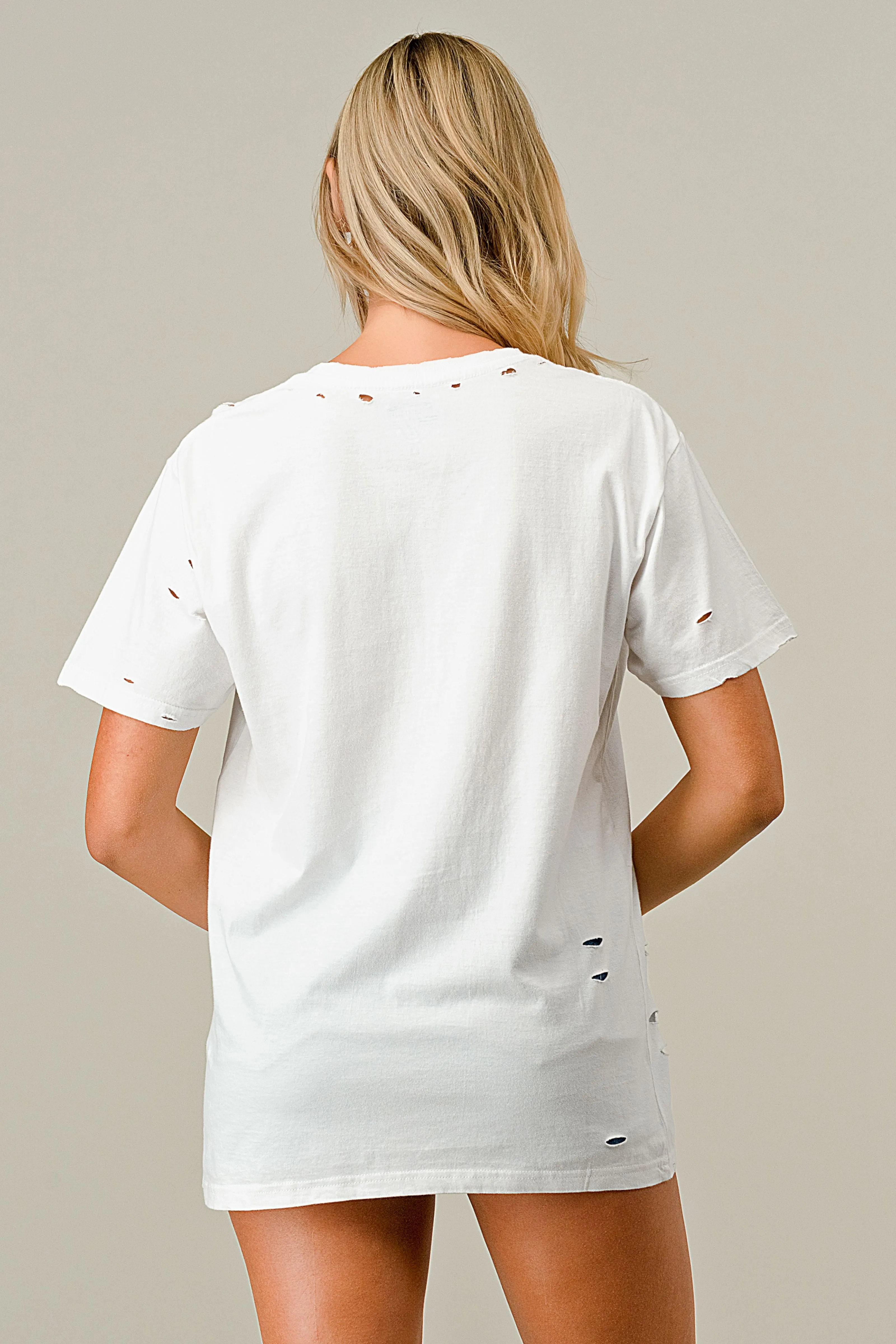 COWGIRL Distressed T-Shirt