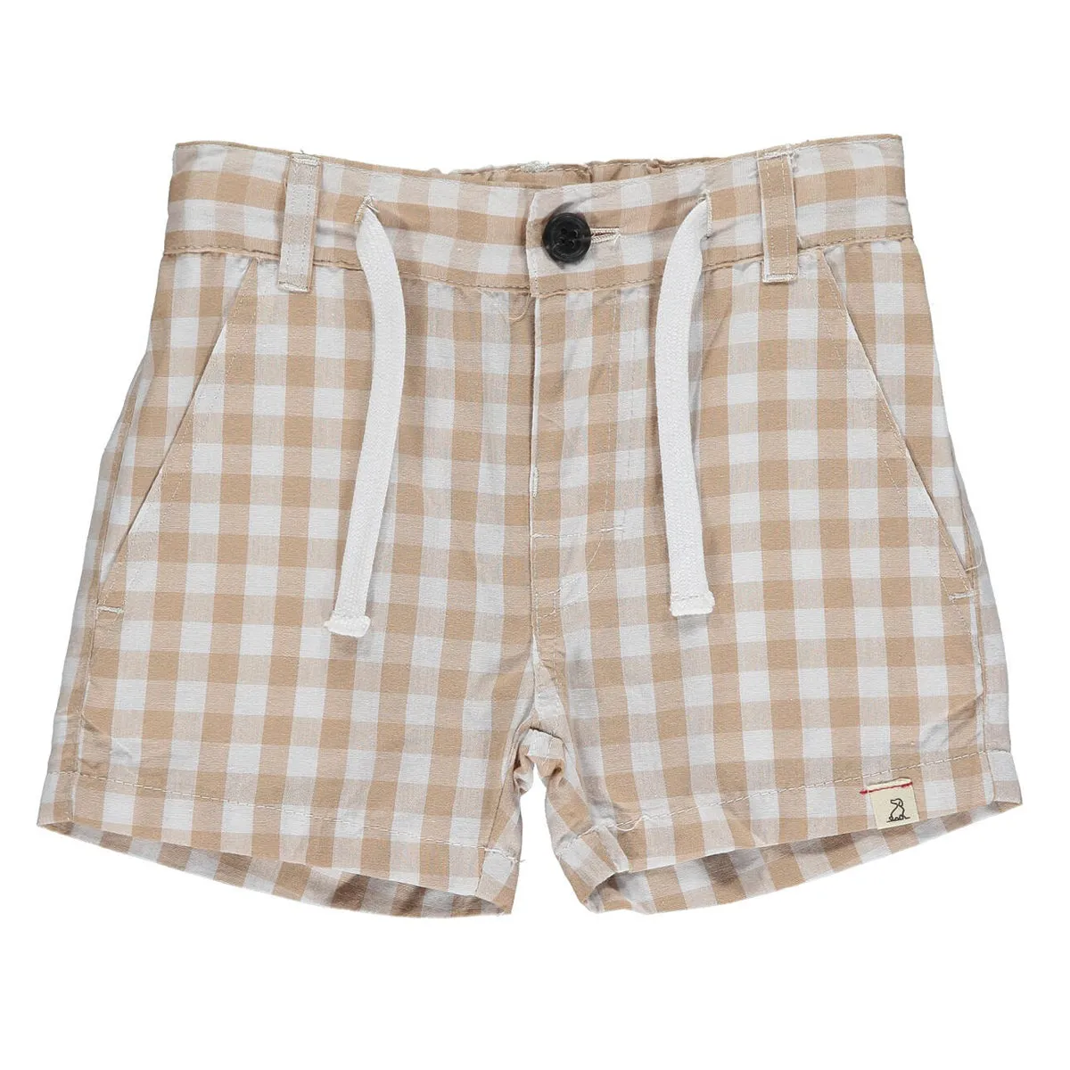 Crew Beige Plaid Shorts