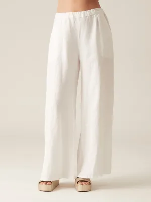 CUT LOOSE - Solid Linen Pleat Pant
