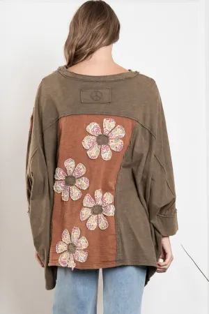 Daisy Applique Tee-9986