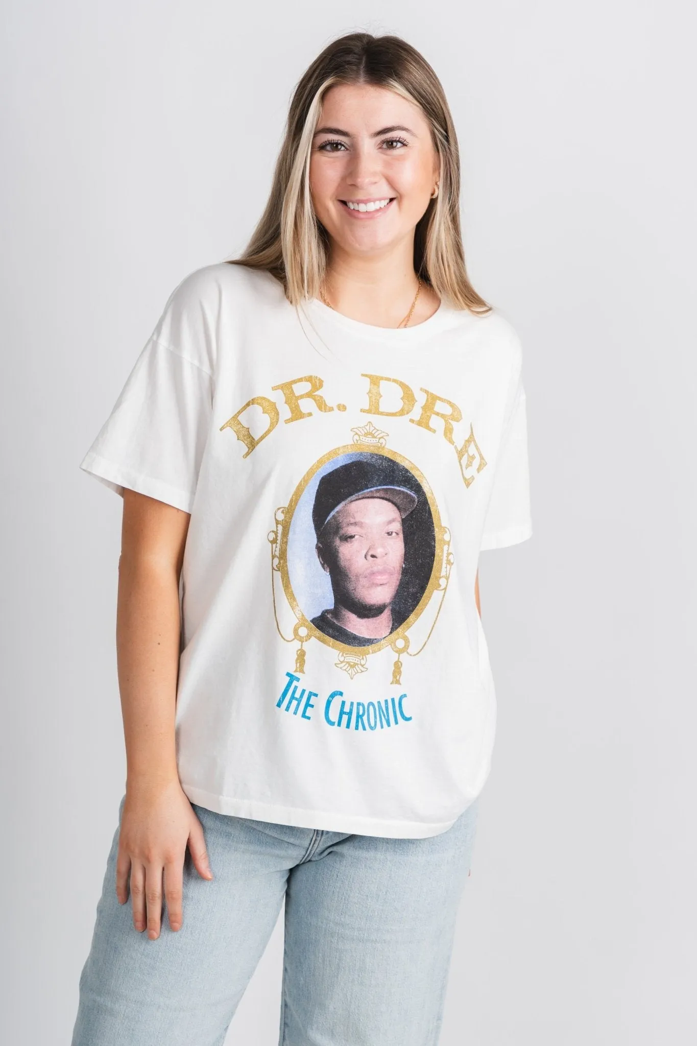DayDreamer Dr. Dre the chronic merch t-shirt vintage white