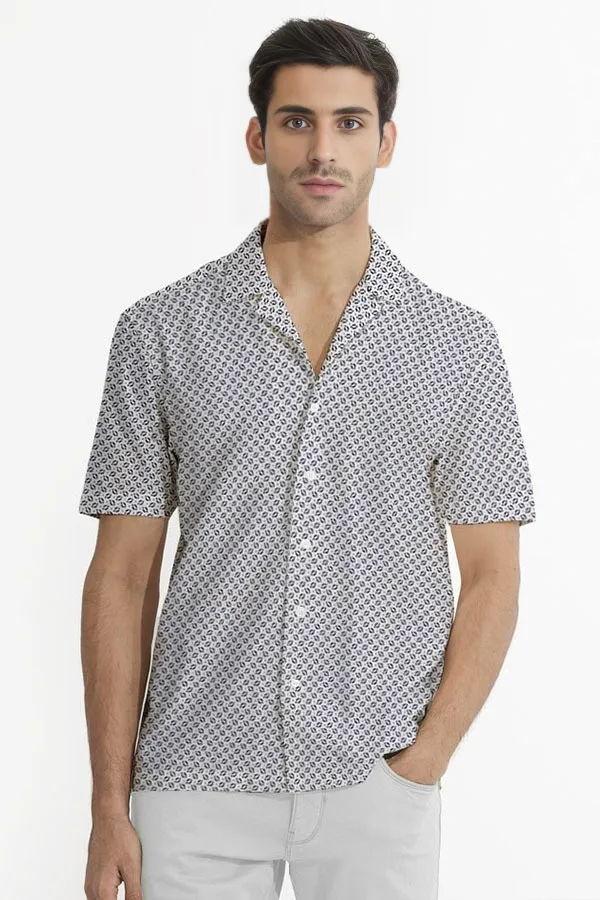 DOT CUBAN PATTERN SHIRT