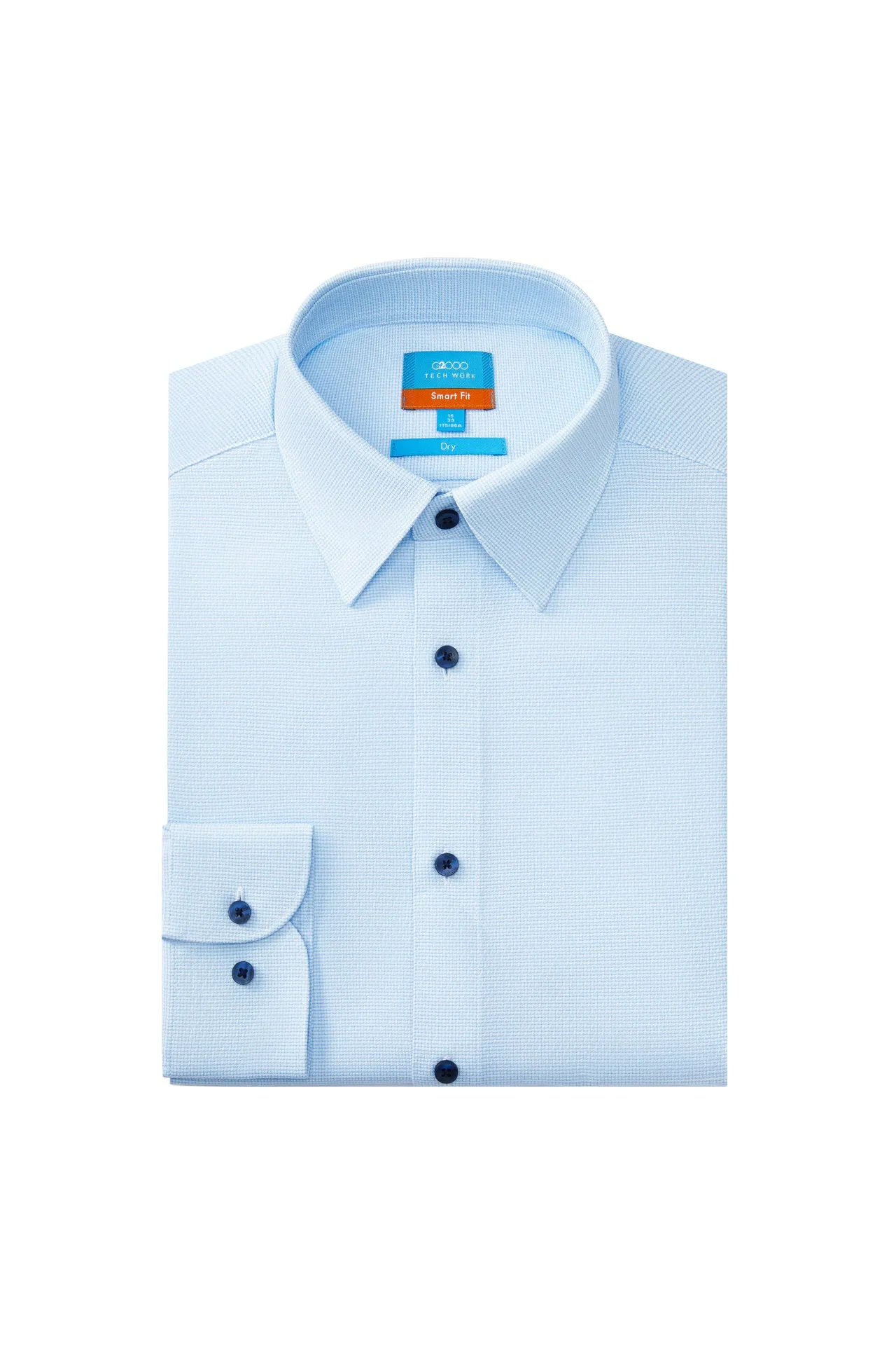 Dry 2 Tone Shirt in Smart Fit Classic Collar