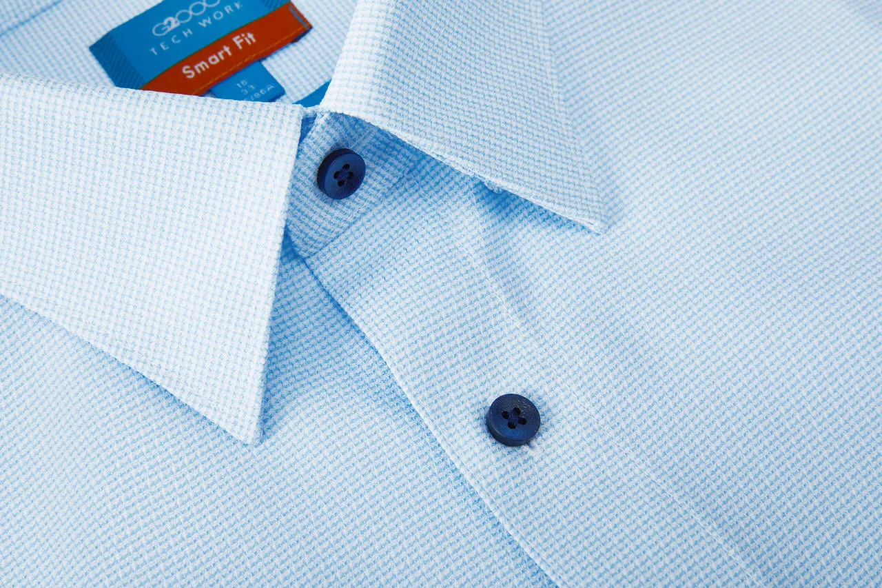 Dry 2 Tone Shirt in Smart Fit Classic Collar