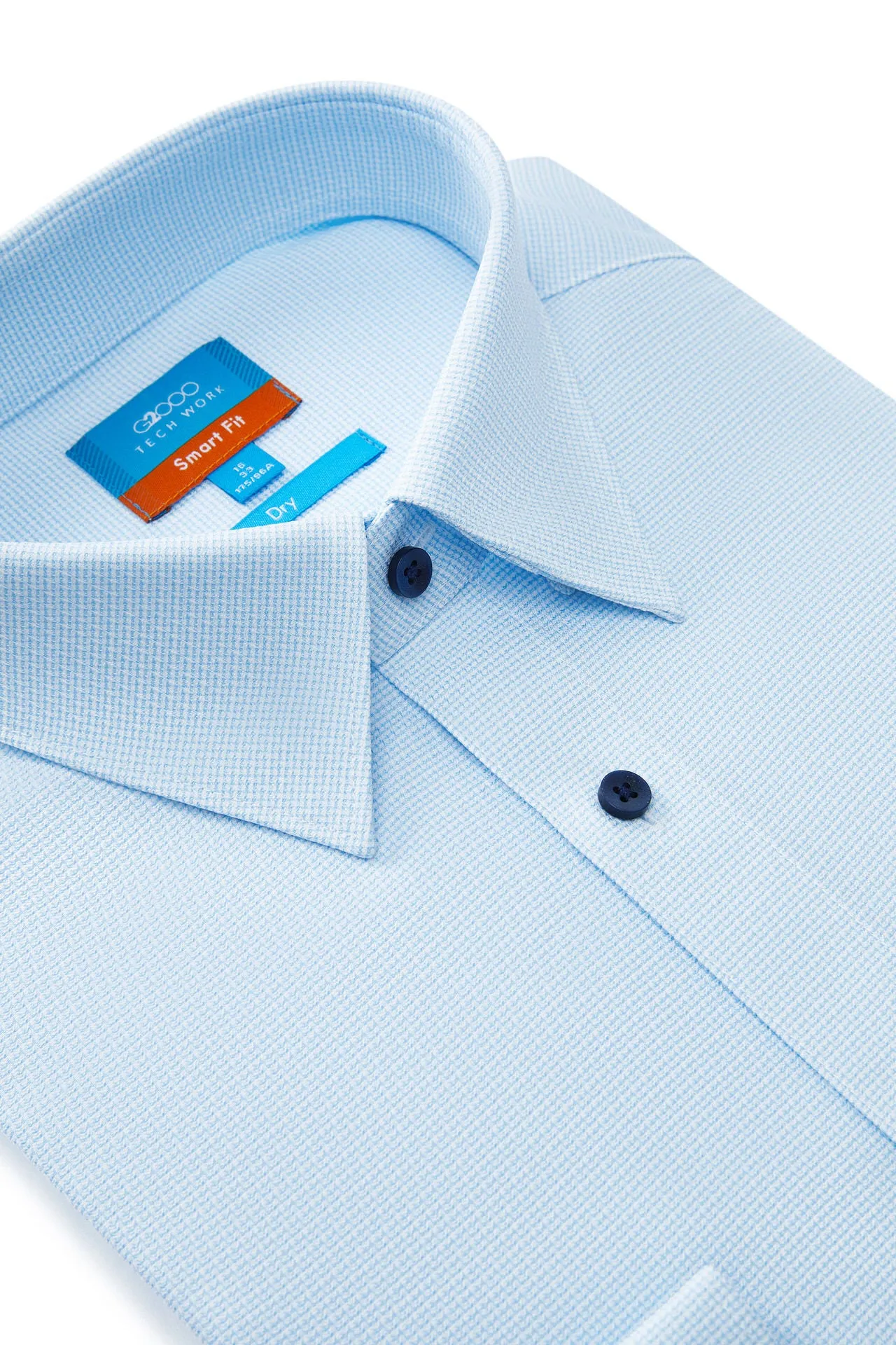 Dry 2 Tone Shirt in Smart Fit Classic Collar