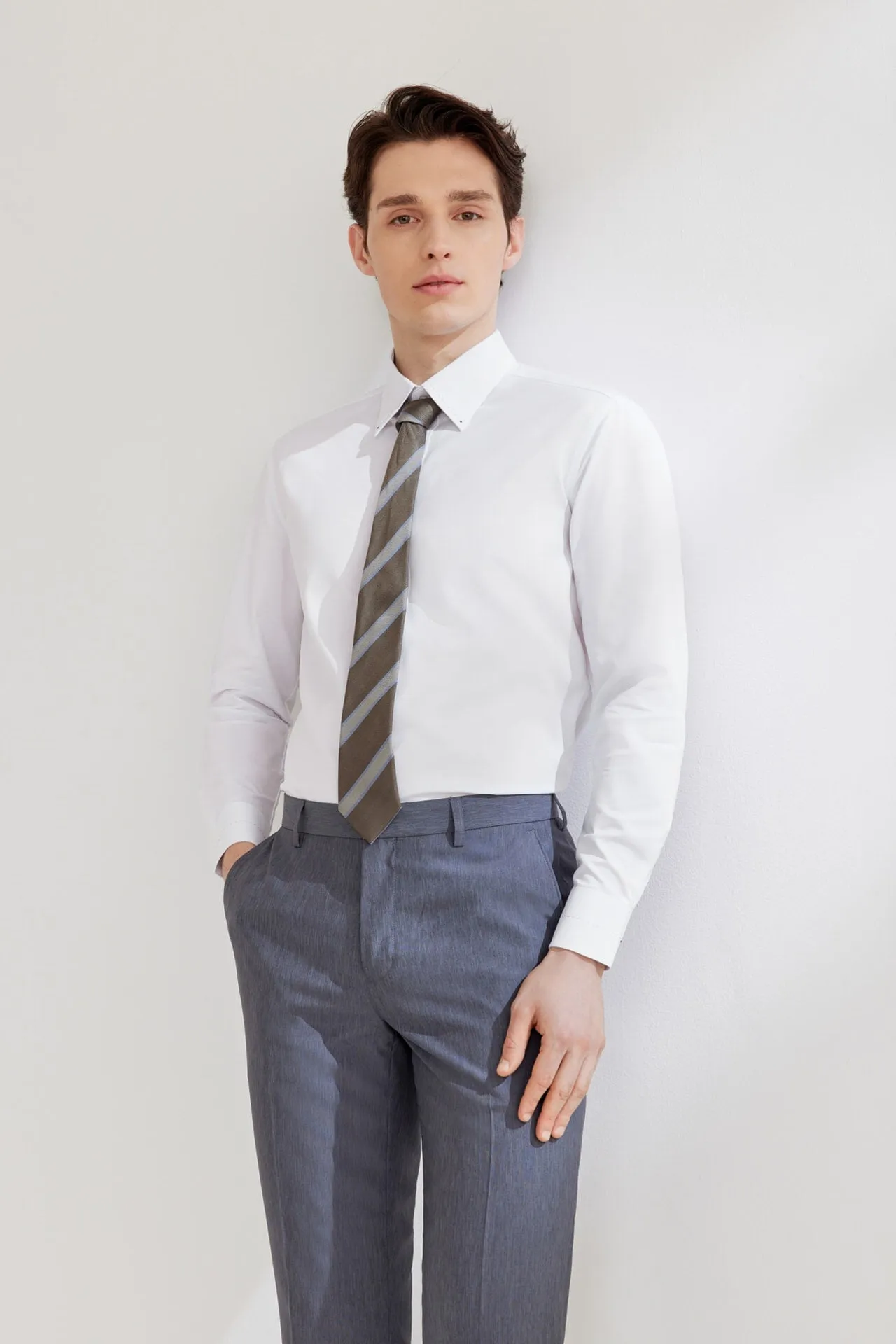 Dry Wicking & Stretch Twill Shirt in Smart Fit