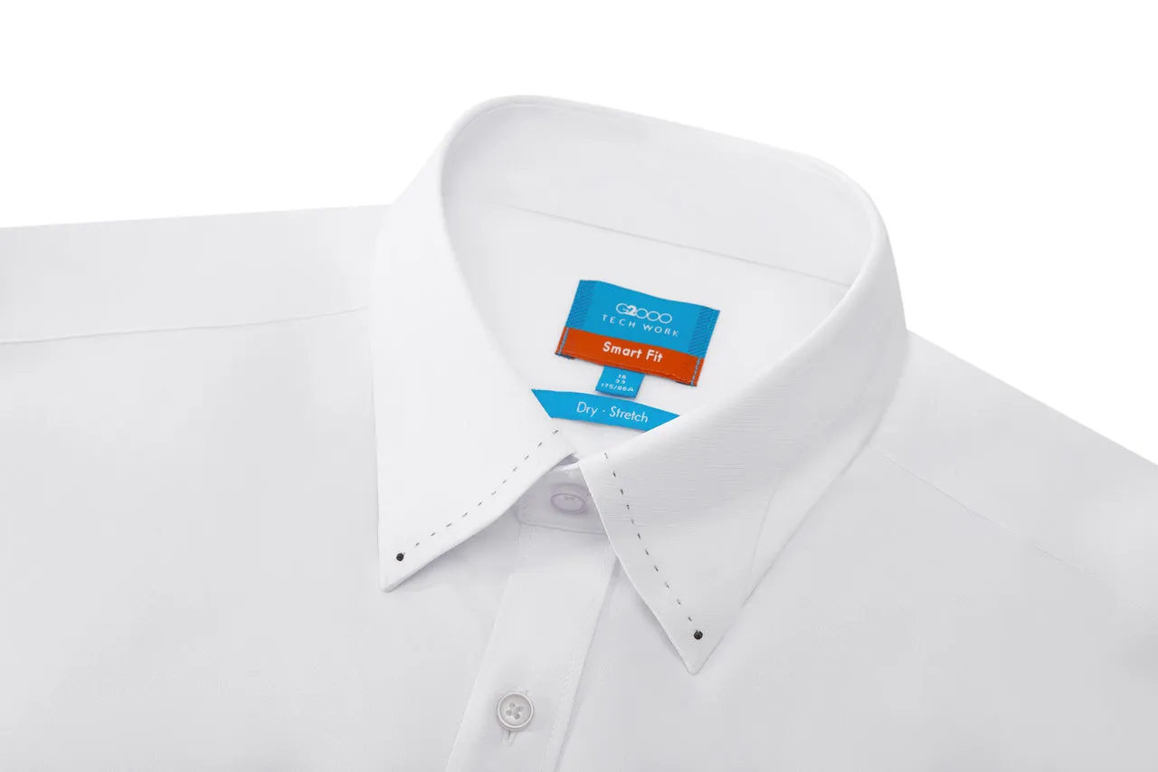 Dry Wicking & Stretch Twill Shirt in Smart Fit