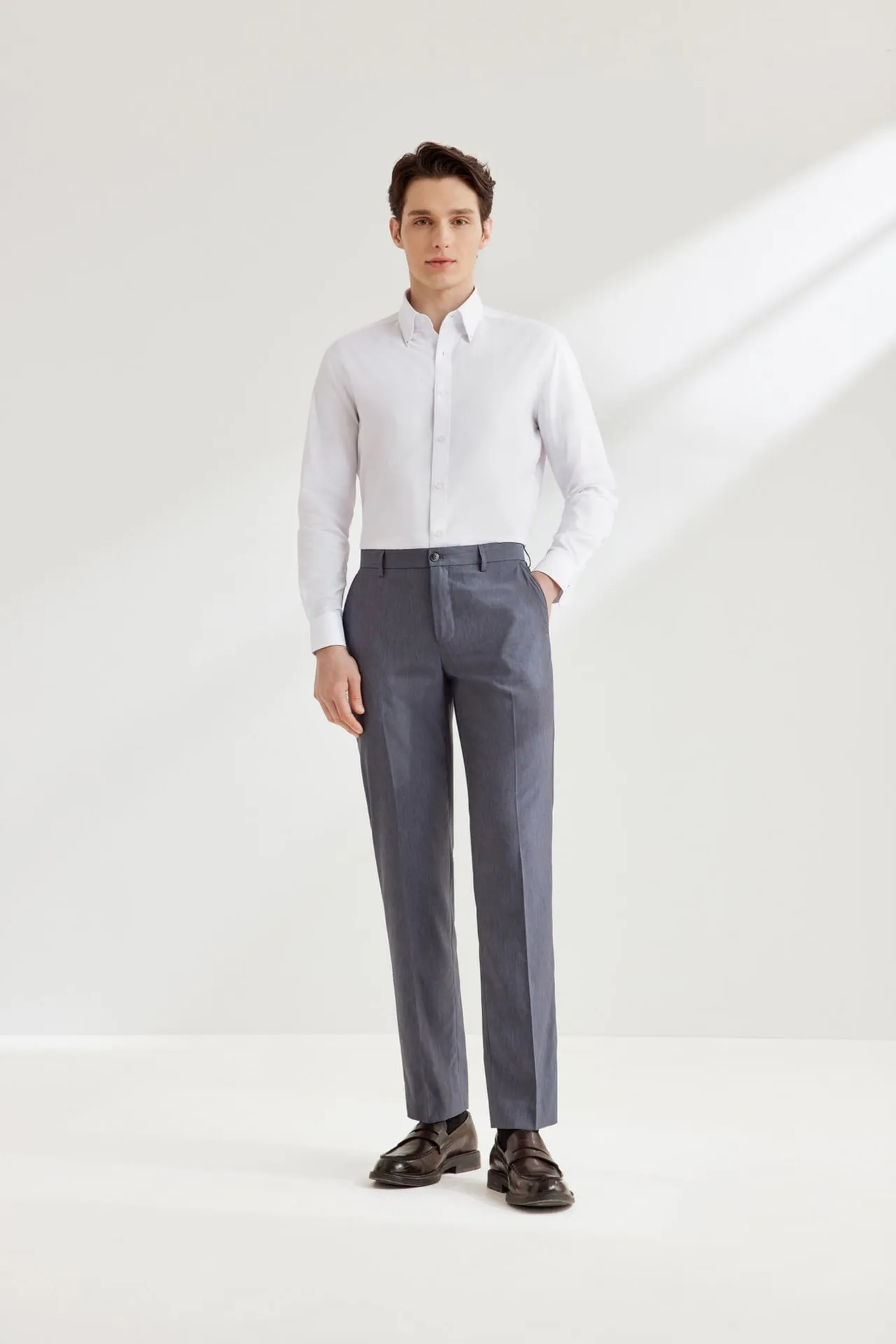 Dry Wicking & Stretch Twill Shirt in Smart Fit