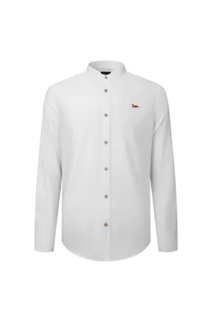 Easy Care Cotton Oxford Smart Fit Casual Shirt with Logo